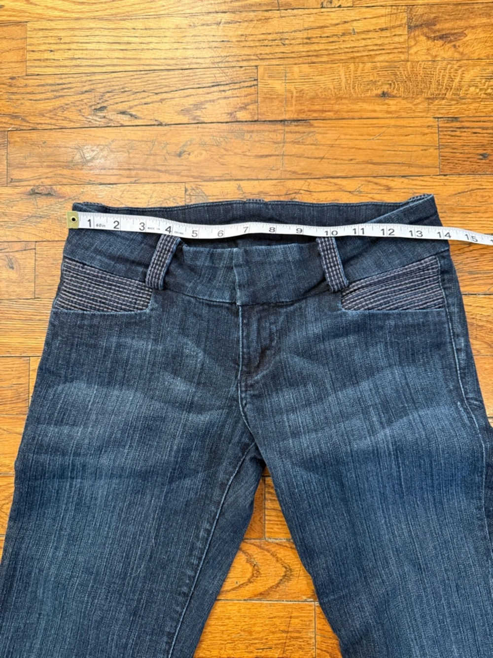 See Thru Soul Women's Dark Wash Flare Jeans - Picture 8 of 12